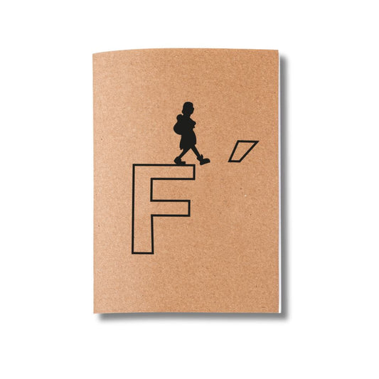 Kit 6x Cadernetas Devocionais Capa Kraft Flexível 40 Pág Pólen A5