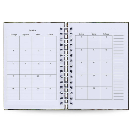 Agenda Diária Datada 2026 Borboleta 212 Fls 75g A5
