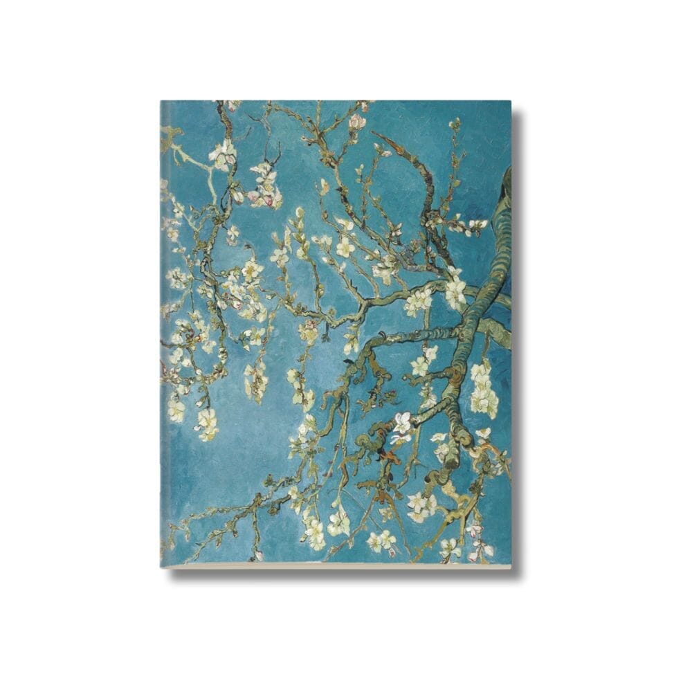 Kit 6x Cadernetas Da Vinci Van Gogh e Monet 40 Pág A5