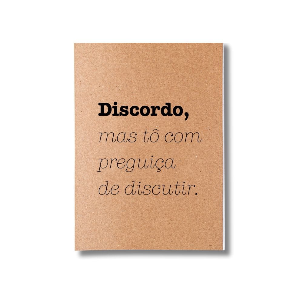 Kit 6x Cadernetas Ácidas Capa Kraft Flexível 40 Pág Pólen A5
