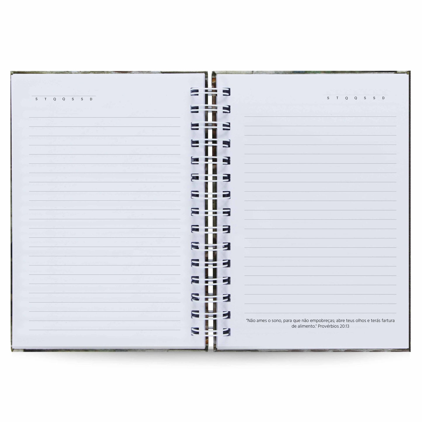 Caderno Devocional Pautado 125 Folhas 90g Capa Dura Presença