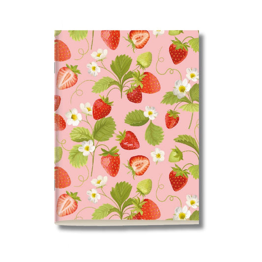 Kit 6x Cadernetas Frutas Capa Flexível 40 Páginas Pólen A5