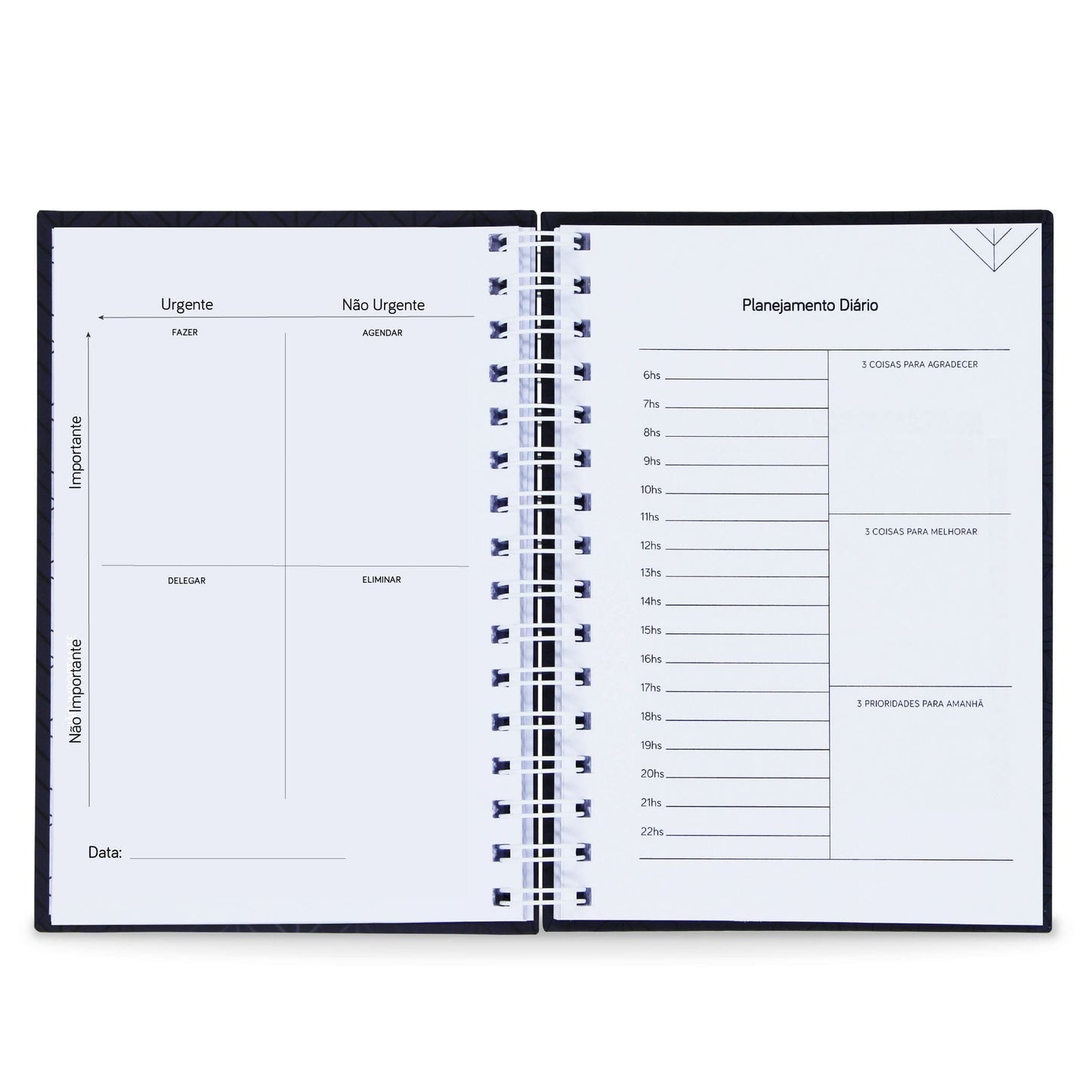 Kit Planner Filosófico 12 Semanas Capa Dura e Toque Aveludado + MATERIAIS BÔNUS