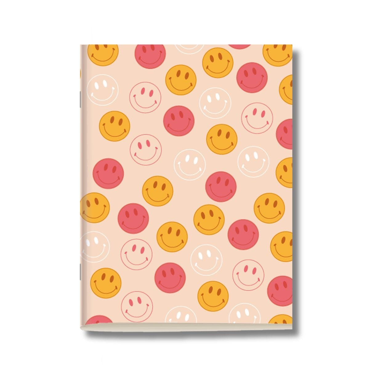 Kit 6x Cadernetas Sorrisos Capa Flexível 40 Páginas Pólen A5