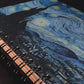 Caderno Van Gogh Noite Estrelada Capa Dura Premium e Toque Aveludado, 125 Folhas, 21x15cm