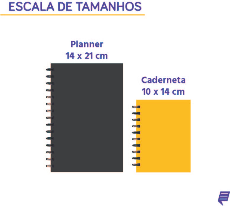 Caderneta Desafio: Detox Virtual - Capa Dura, Toque Aveludado, 10x14cm, 60 Folhas