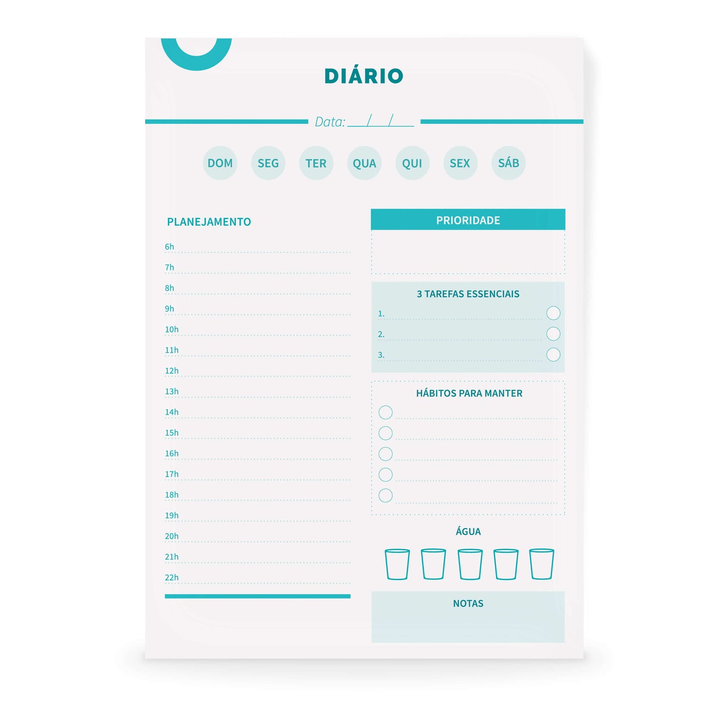 Destacável Diário A5