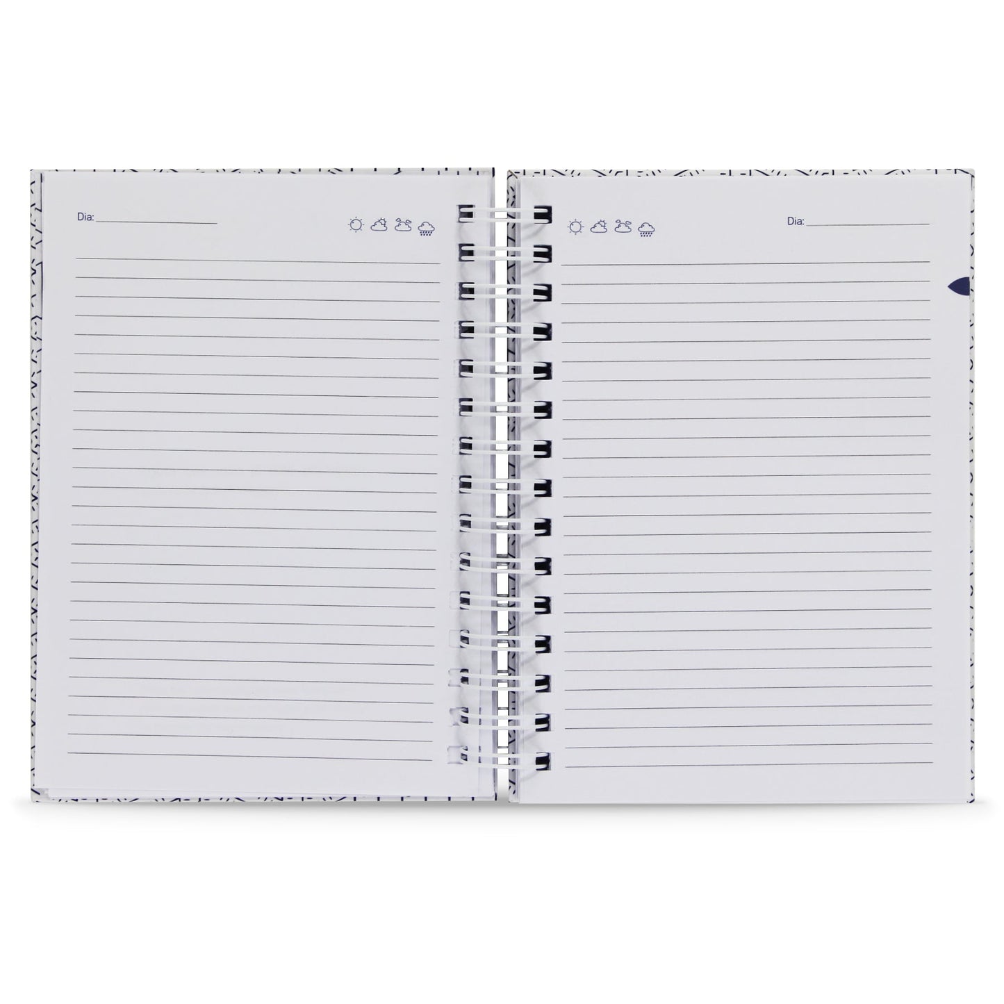 Planner de Viagens "Caderno dos 7 Destinos", Capa Dura e Toque Aveludado, 122 Fls.
