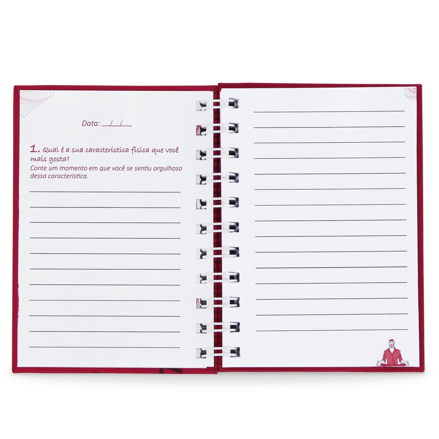 Folhas do Caderno Amor Próprio Masculino