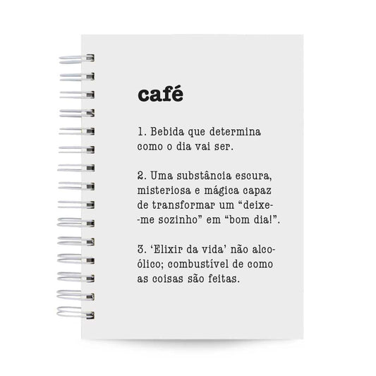 Caderno Significado Café Capa Dura 125 Folhas 90g Pautado A5