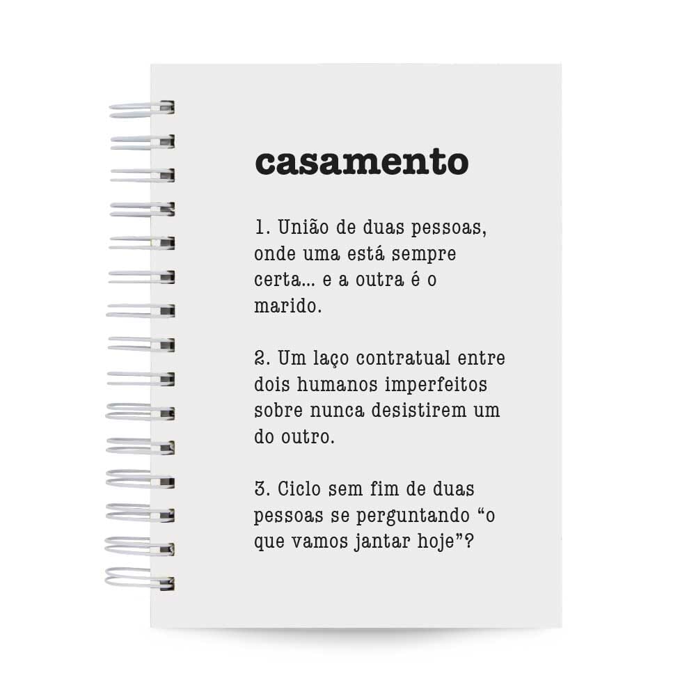 Caderno Significado Casamento Capa Dura 125 Fls 90g A5 – Cadernos  Filosóficos