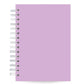 Planner Semanal Framboesa Capa Dura Toque Aveludado 156 Fls 75g A5