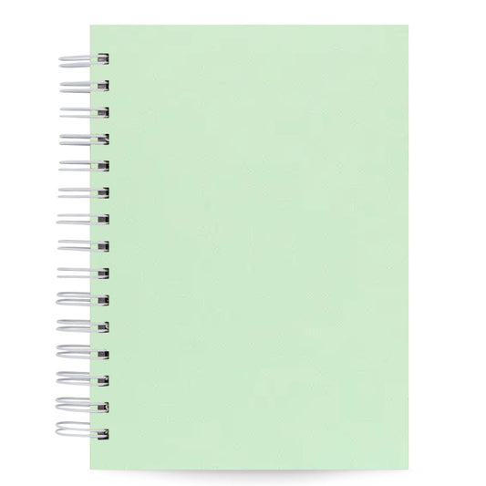 Agenda Semanal Vertical Datada 2026 Verde Limão 120 Fls 90g A5