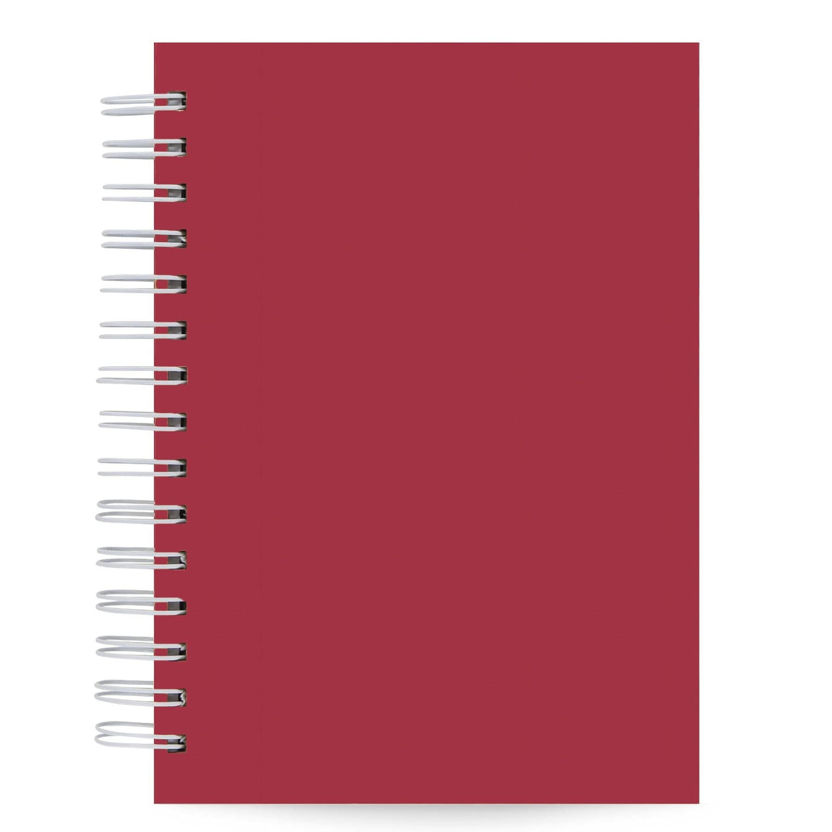 Agenda Diária Datada 2027 Vermelha Vinho 212 Fls 75g A5