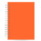 Planner Semanal Laranja Capa Dura Toque Aveludado 156 Fls 75g A5
