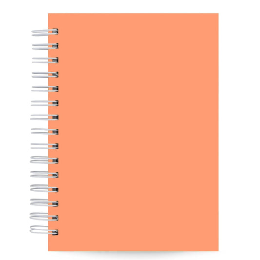 Agenda Semanal Vertical Datada 2026 Pêssego 120 Fls 90g A5