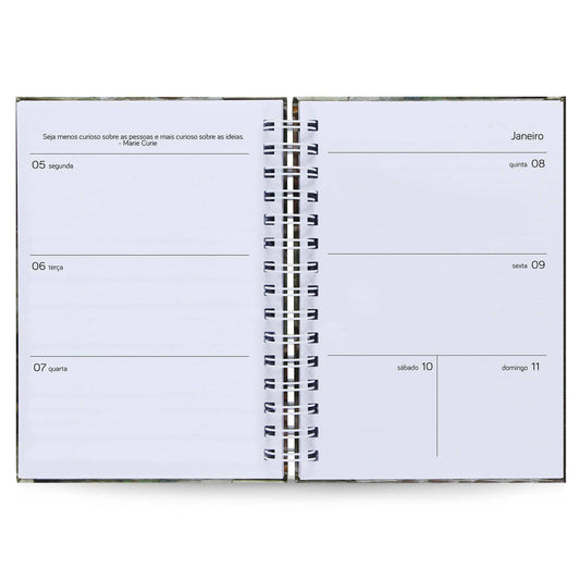 Agenda Semanal Datada 2026 Sartre És Livre 120 Fls 90g A5