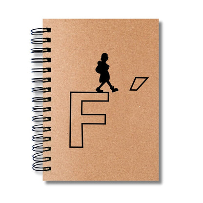 Caderno Sem Pautas Capa Dura 100 Fls 200 Pág A5 Caminhar Fé