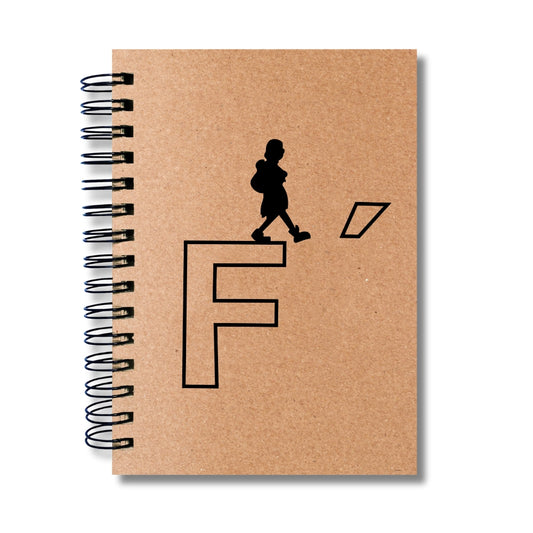 Caderno Sem Pautas Capa Dura 100 Fls 200 Pág A5 Caminhar Fé