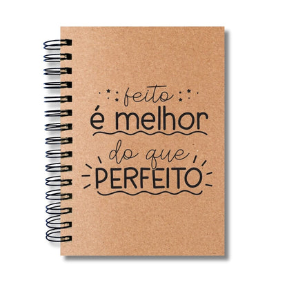 Caderno Sem Pautas Capa Dura 100 Fls 200 Pág A5 Perfeito