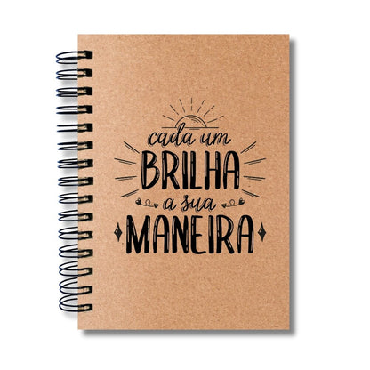 Caderno Sem Pautas Capa Dura 100 Fls 200 Pág A5 Sua Maneira