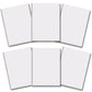 Kit 6x Cadernetas Sem Pauta Capa Flex 40 Pág Pólen A5 Branco