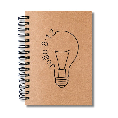 Caderno Sem Pautas Capa Dura 100 Fls 200 Pág A5 João 8 12