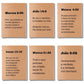 Kit 6x Cadernetas Versículos Evangelho Capa Kraft 40 Pág A5