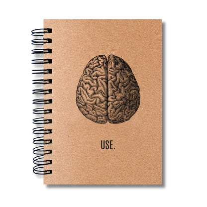 Caderno Sem Pautas Capa Dura 100 Fls 200 Pág A5 Use