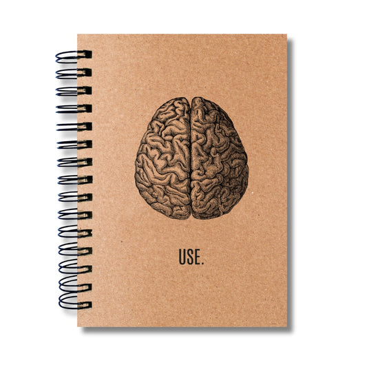 Caderno Sem Pautas Capa Dura 100 Fls 200 Pág A5 Use