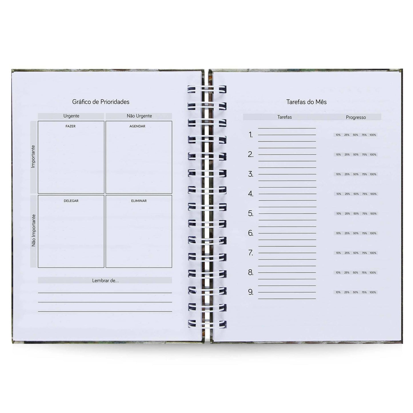 Agenda Semanal Datada 2026 Bukowski Começar a Viver 120 Fls 90g A5