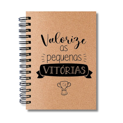 Caderno Sem Pautas Capa Dura 100 Fls 200 Pág A5 Vitórias