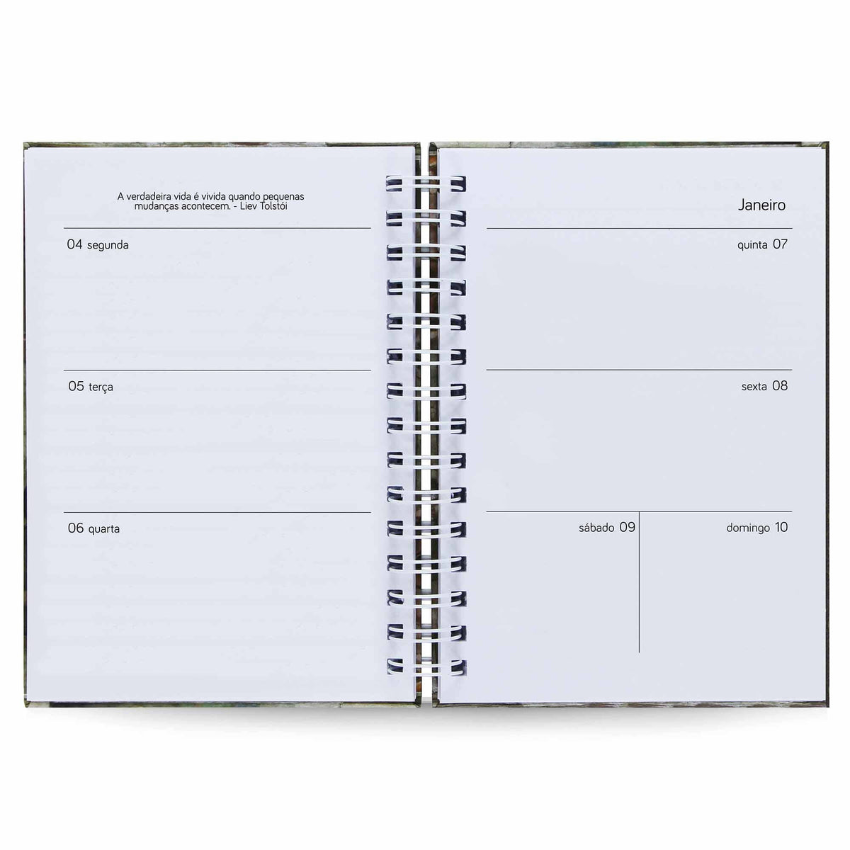 Agenda Semanal Datada 2027 Nascer do Sol 120 Fls 90g A5