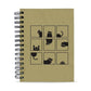 Agenda Semanal Datada 2027 Gatices 120 Fls 90g A5