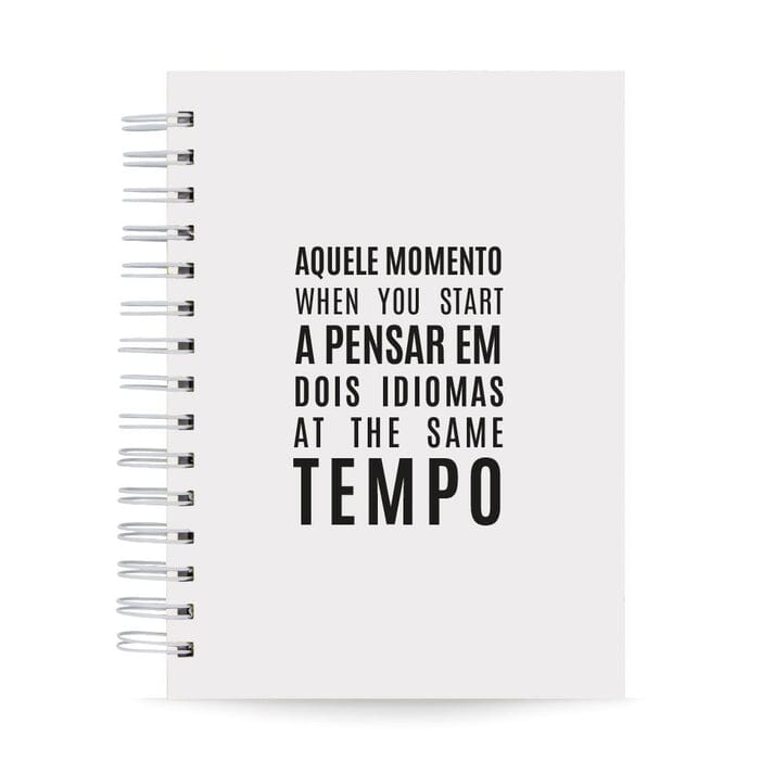 Agenda Semanal Datada 2027 Português x Inglês 120 Fls 90g A5