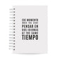 Agenda Diária Datada 2025 Espanhol x Inglês 212 Fls 75g A5