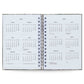 Agenda Diária Datada 2025 Azul Marinho 212 Fls 75g A5