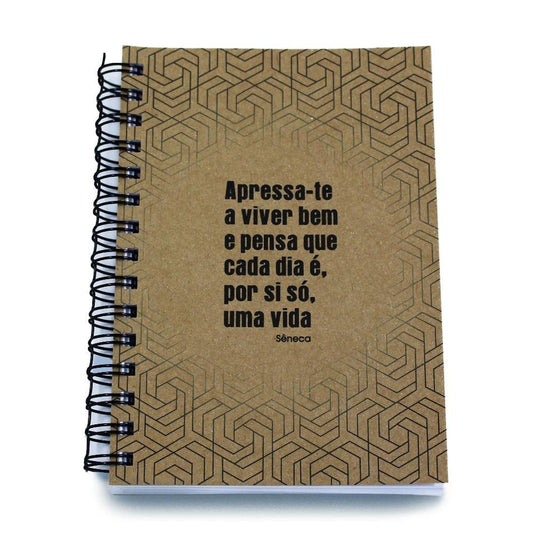 Agenda Semanal Datada 2026 Sêneca Apressa-te 120 Fls 90g A5