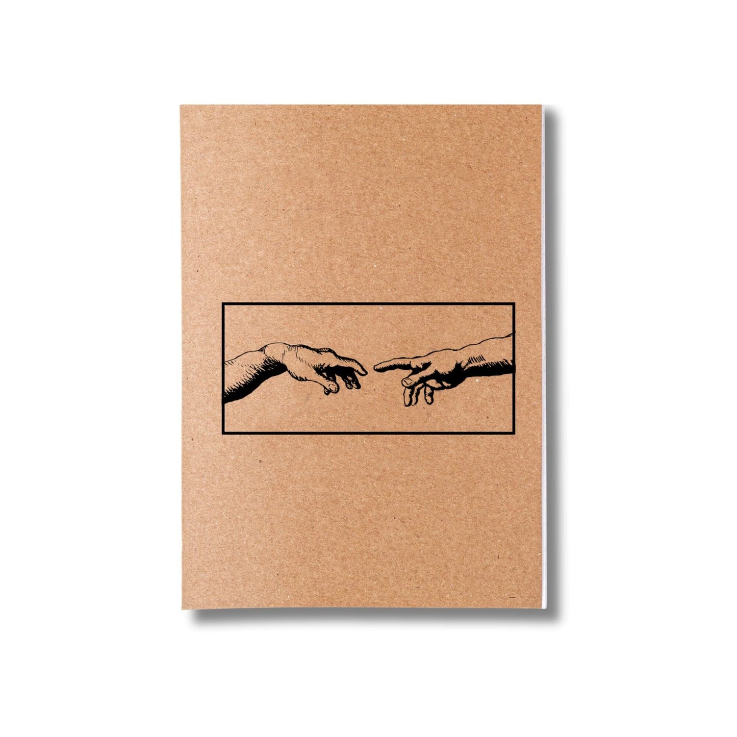 Kit 6x Cadernetas Arte Minimalista Capa Kraft Flexível 40 Pág A5