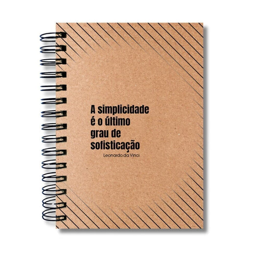 Planner Semanal Capa Dura Simplicidade 156 Folhas 75g A5