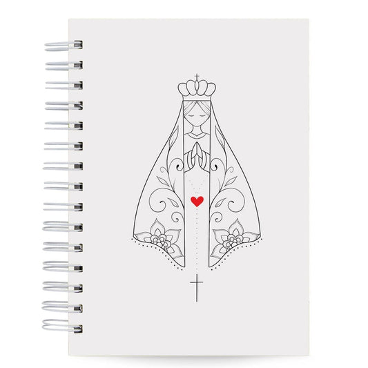 Planner Devocional Estudo Bíblico Diário A5 Nossa Senhora