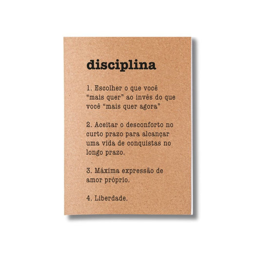 Caderneta Sem Pautas 40 Pag Pólen A5 Significado Disciplina