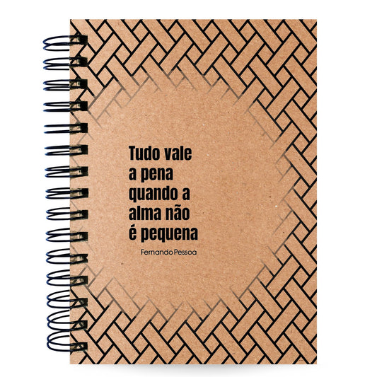 Caderno Pautado Filosofia 125 Folhas 90g A5 Fernando Pessoa