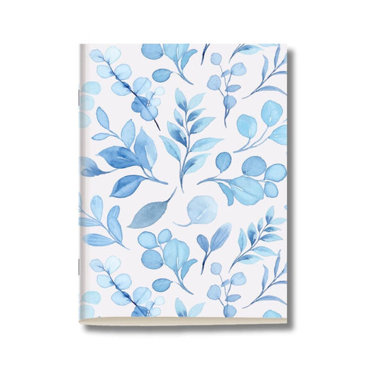 Capa Flor Aquarela Azul