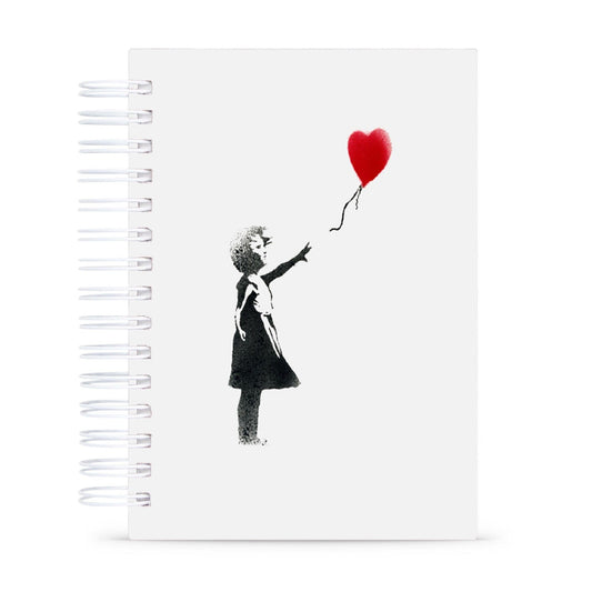 Caderno Banksy Capa Dura 125 Folhas 90g Pautado A5