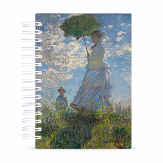 Caderno O Passeio Monet Capa Dura 125 Folhas 90g Pautado A5