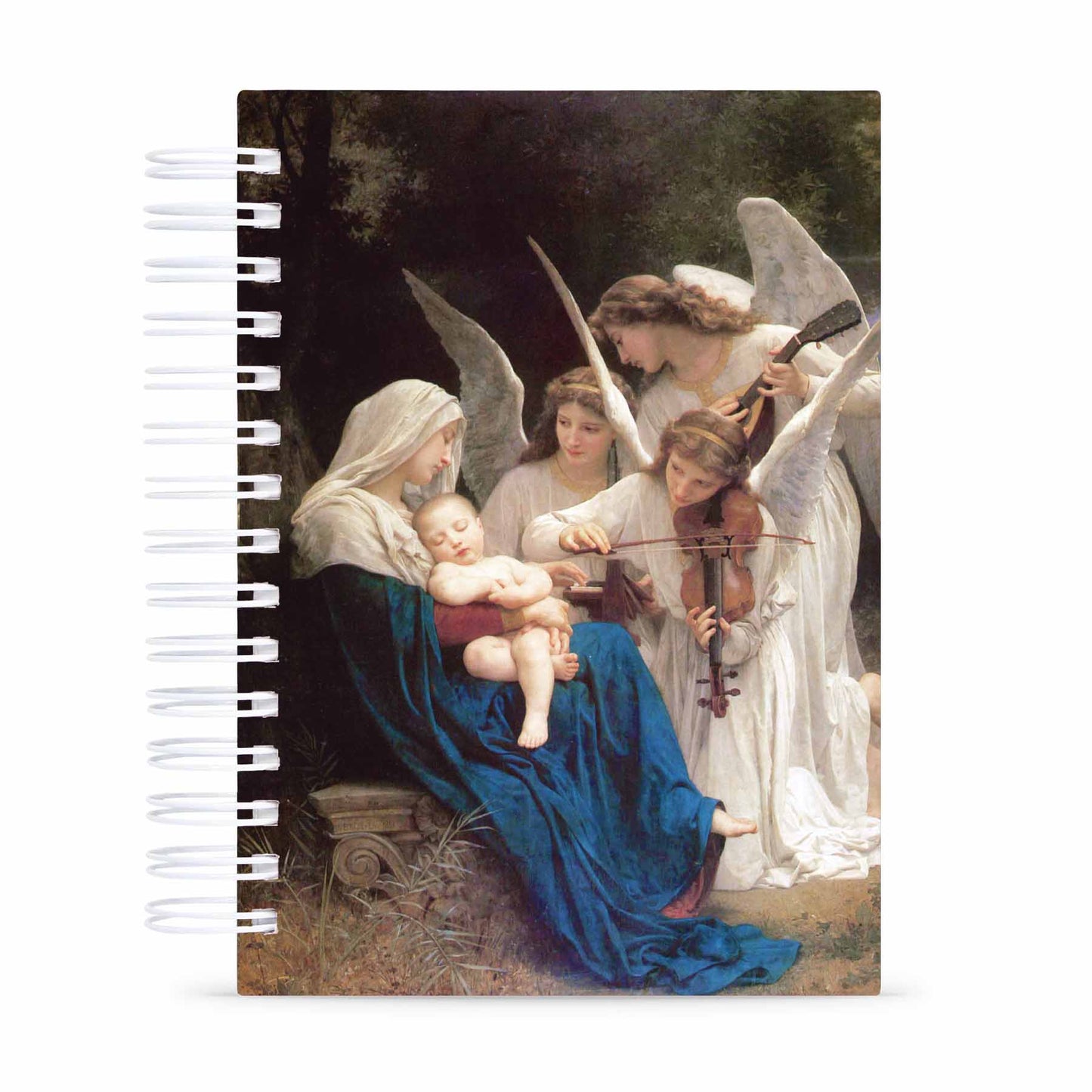 Caderno Som dos Anjos de William Bouguereau Capa Dura 125 Folhas Tamanho A5