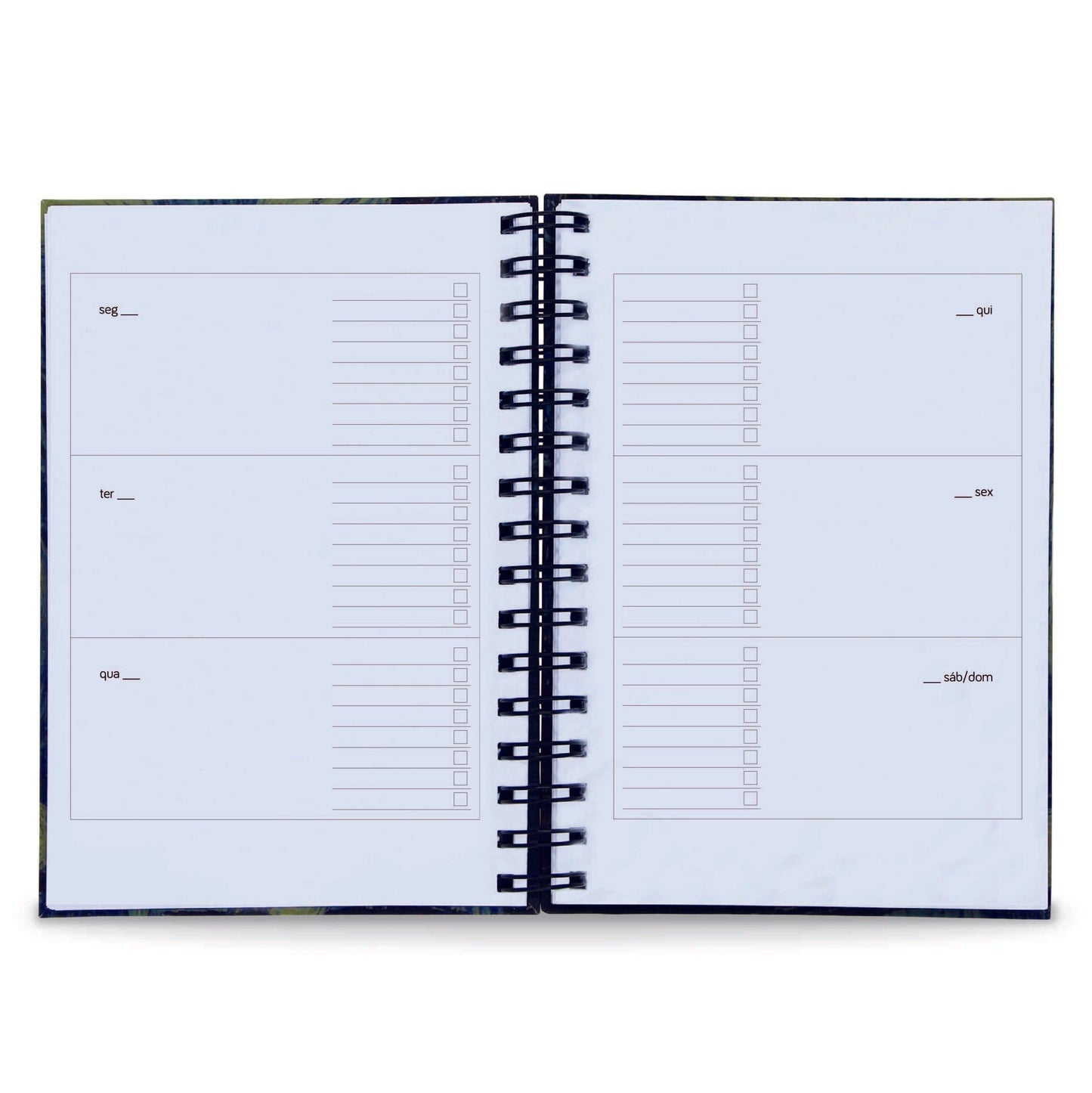 Planner Semanal Framboesa Capa Dura Toque Aveludado 156 Fls 75g A5