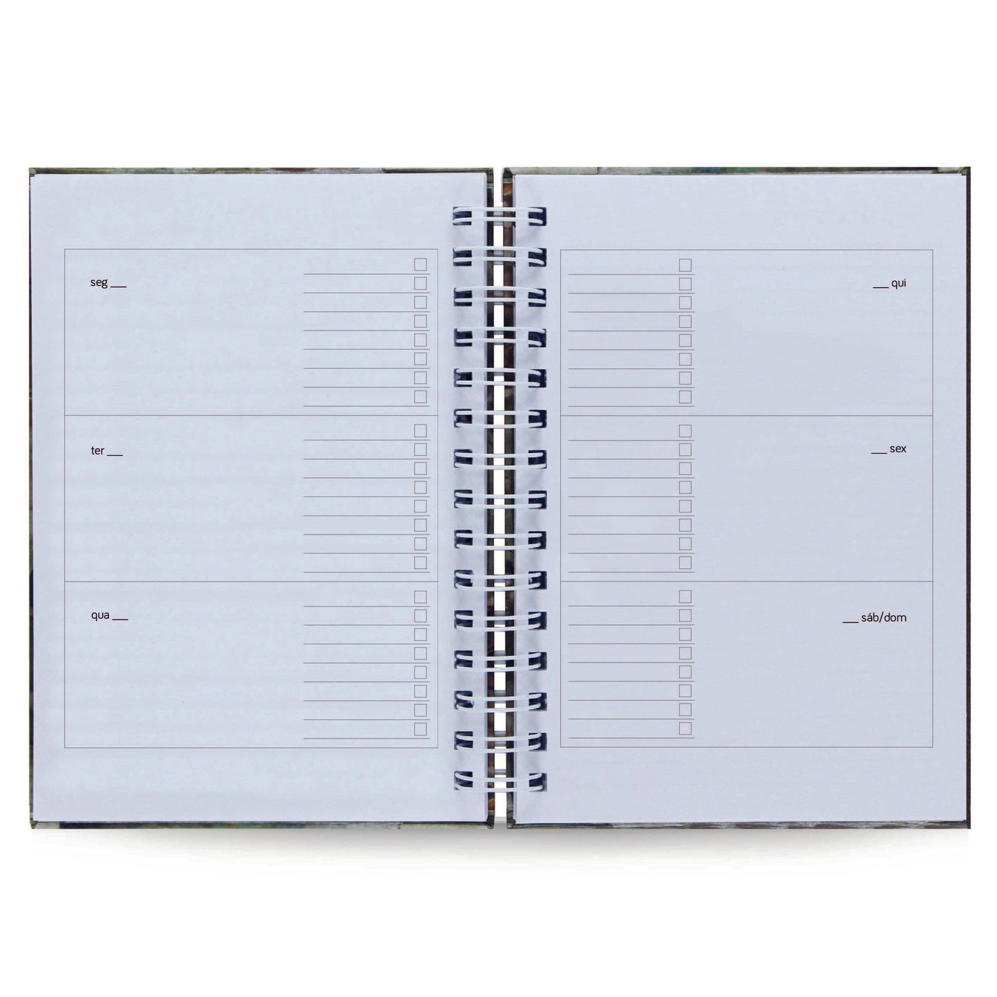 Planner Semanal Capa Dura Brinco de Pérola 156 Folhas 75g A5