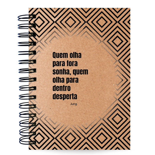 Caderno Pautado Filosofia 125 Folhas 90g A5 Jung Desperte